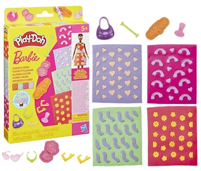 Produktbild von Play-doh Barbie Designermuster-knete One Size