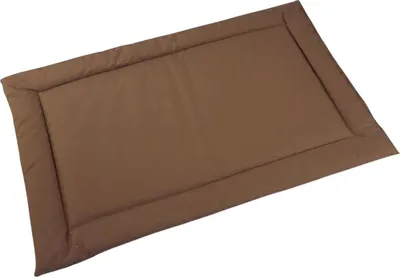 Obrázok produktu pre Vodoodolné psie lôžko veľkosti 90 x 60 cm – robustné, ľahko udržiavateľné, z materiálu Codura, podložka pre malé, stredné a veľké psy, pre vnútorné aj vonkajšie použitie – farba – svetlo hnedá