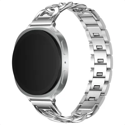 Produktbild von Selencia Armband für die Samsung Galaxy Watch 9 (40/44mm) / Watch 8 (40/44mm) / Classic (46mm) - Silber
