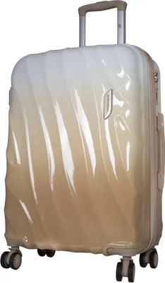 Produktbild von Hartschalen Trolley mit Dehnfalte und tollem Farbdesign Sossmar Grau-Braun Gr. L