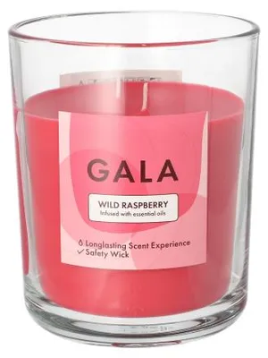 Produktbild von 6 "GALA" Duftkerze im Glas Ø 10,5 cm · 12,4 cm weinrot - Wild Raspberry "Tokio Large"