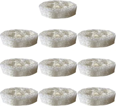 Produktbild von 10stücke Spülschwämme aus Naturluffa Küchenbürste mit Luffaschwamm Reinigungswerkzeug für Küche und Bad Naturluffaschwamm Saugfähig und Hautfreundlich Küchenreinigungswerkzeug