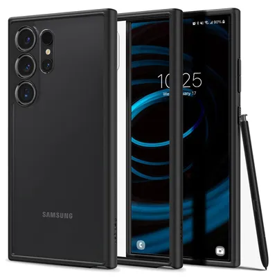 Zdjęcie produktu dla Spigen Ultra Hybrid, Pokrowiec, Samsung, Galaxy S24 Ultra, 17,3 cm (6.8"), Czarny, Przezroczysty