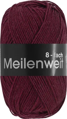 Produktbild von Lana Grossa - Meilenweit 8-fach 150g 9668 bordeaux