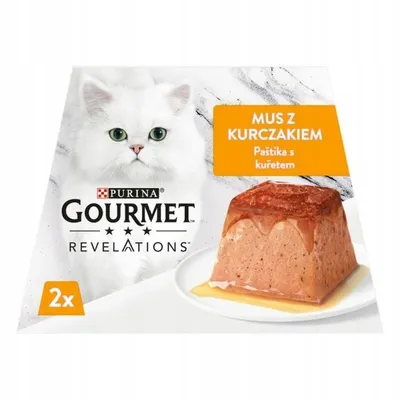 Produktbild von PURINA Gourmet Revelations Mousse with chicken in sauce - nassfutter für Katzen - 2x57g