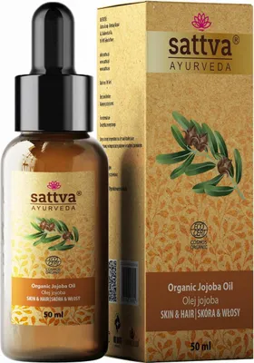OLEJ DO CIAŁA I WŁOSÓW JOJOBA ECO 50 ml - SATTVA (AYURVEDA)