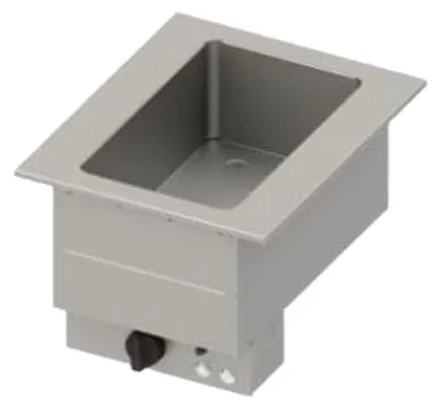 Image de Cuve de bain-marie "Drop-In" 1xGN 1/1 505x620x390 mm, couvercle inox
