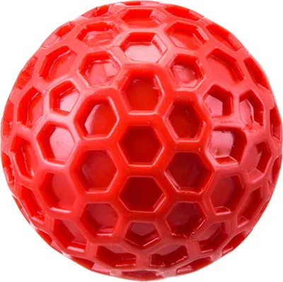 Produktbild von Robustes Kauspielzeug für Hunde, unzerstörbarer Kauball für Hunde, für aggressive Kauer, interaktives Quietschballspielzeug für große und mittelgroße Hunde