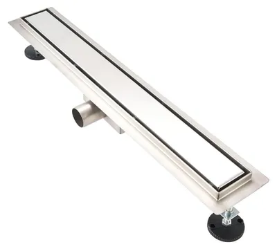 Obrázok produktu pre 80 cm sprchová vanička z nehrdzavejúcej ocele s sifónom a filtrom