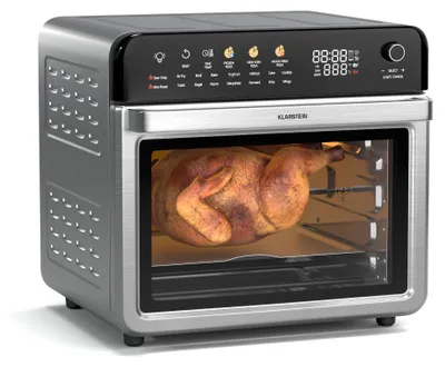 Heißluftfritteuse 34 L, 2200 W, 19 Programme, Rotisserie, Touchscreen