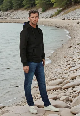 Produktbild von salzhaut Herren Hoodie HEFF 3XL Maritimer Kapuzenpullover Regular Fit – Kuscheliger Sweat-Pullover aus weichem Baumwoll-Mix mit Kängurutasche – Designed in Hamburg