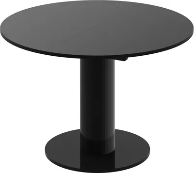 Produktbild von Design Esstisch Tisch HES-111 rund oval Hochglanz ausziehbar 100-148cm
