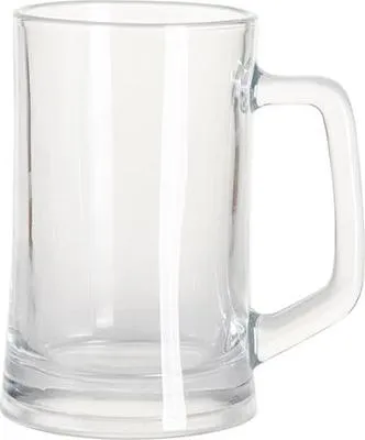 Produktbild von Rohling für Sublimation - Bierkrug aus Glas in 360ml - Clear