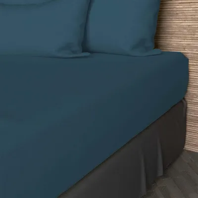 Imagen del producto de Soleil d'Ocre: Funda de edredón, algodón, azul, 140 x 190 cm