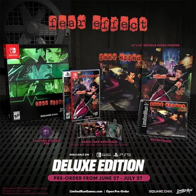 Obrázek produktu pro Fear Effect Deluxe E. pro Nintendo Switch, verze pro USA, limitovaná edice