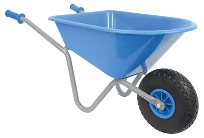 Produktbild von Matrix Kinder Schubkarre Kinderschubkarre blau *** 40kg Tragkraft *** **