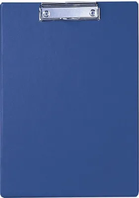 Produktbild von Schreibplatte A4 mit Folienüberzug blau Packung mit 12 Stück