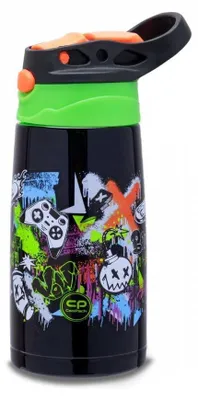 Thermosflasche 350 ml, doppelwandig, warm 12h/kalt 24h, BPA-frei
