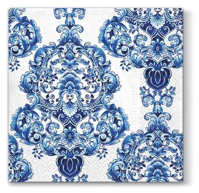 Produktbild von ARTMiE Decoupage-Serviette Porzellan-Ornamente, 33 × 33 cm
