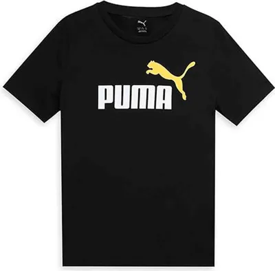 Produktbild von Puma Ess 2 Color No.1 Logo Kurzarm-t-shirt Schwarz 7-8 Years Junge Schwarz 7-8 Years