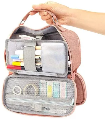 Immagine prodotto di Zaino scolastico per ragazzi, zaino capiente con 3 scomparti, zaino scolastico per ragazzi, zaino scolastico per la scuola e l'ufficio, rosa