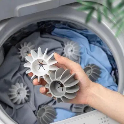 Immagine prodotto di Palline per asciugatrice, confezione da 10, palline ecologiche, riducono il tempo di asciugatura del 25%, ipoallergeniche, riducono l'effetto elettrostatico e le pieghe