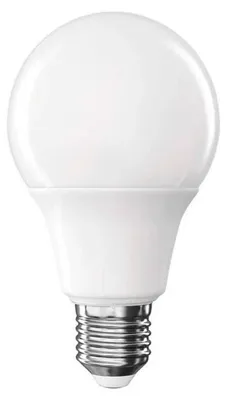 Obrázok produktu pre EMOS LED žiarovka A60, 9,5 W náhrada za 75 W, klasický tvar žiarovky s päticou E27, jas 1055 lm, studená biela 6500 K, životnosť 30000 h, ZQ5E54
