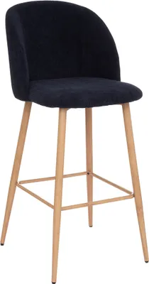 Obrázek produktu pro Eazy Living Manšestrová barová židle Royal Dark blue