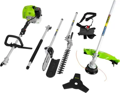 Produktbild von ZIPPER ZI-GPS252 Gartenpflegeset Motorsense Trimmer Heckenschere Astsäge