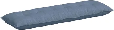 Immagine prodotto di vidaXL Cuscino lombare blu, 160 x 50 cm, tessuto corduroy