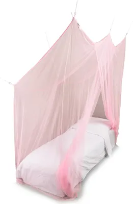 Image de Moustiquaire Deconet LOFT - Rose - L 210 cm x H 120 cm et H 200 cm x L 100 cm 1 personne.