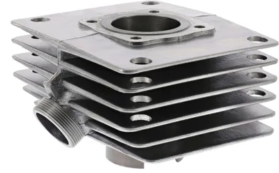 Produktbild von Zylinder solo, 2-Kanal, Laufbuchse Ø53mm, Serienmaß Ø45mm, kugelpoliert - Simson S70, S83, SR80, Zyl_Schleifmaß: Ø 45,01