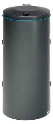 Produktbild von Robuster Abfallsammler mit Deckel & Doppeltür | 150 Liter, HxBxT 98x50x50cm | Stahl | Grau