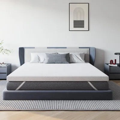 Produktbild von Avenco Matratzenauflage 120x200cm 7cm Komfortschaum Atmungsaktiv Waschbar