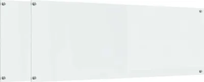 Produktbild von vidaXL Küchenrückwand 2 pcs Transparent 110 x 40 cm Gehärtetes Glas