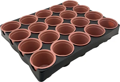 Produktbild von Anzucht-Set 21-teilig – Anzuchttöpfchen+Anzuchtpalette aus Kunststoff