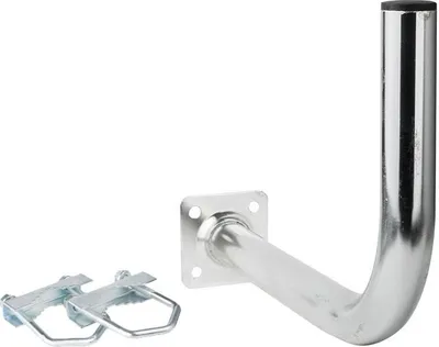 Produktbild von Extralink L400Halterung Halter Stahlbalkonhalterung Winkelhalterung Balkongriff 400mm, mit U-Bügeln M8, Stahl, verzinkt