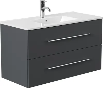 Produktbild von Badmöbel Waschplatz "Homeline 100" Grafit