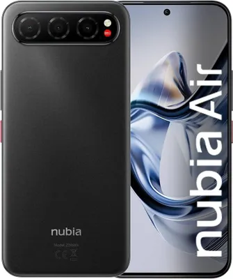 Obrázok produktu pre Smartfón Nubia Air Pro 5G, 6,77" AMOLED, 120 Hz, MediaTek Dimensity 7100, 8 GB RAM, 512 GB, 108 MP, 5000 mAh, Android, čierna
