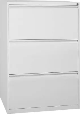 Produktbild von Gürkan Hängeregistraturschrank lichtgrau 3 Schubladen 76,0 x 62,0 x 101,0 cm