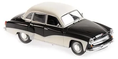Produktbild von Minichamps 1:43 WARTBURG A 311 - 1958 - BLACK/WHITE