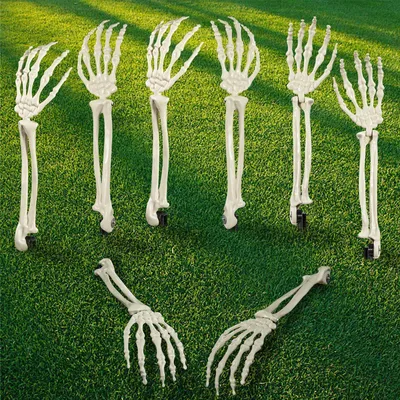 Zdjęcie produktu dla Halloween Szkielet Ręce Znak Podwórko Dekoracja Zombie Rekwizyty