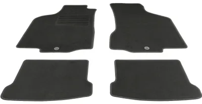 Fußmatten Set für VW Polo 6N, Bj. 10/1999-4/2000, schwarz