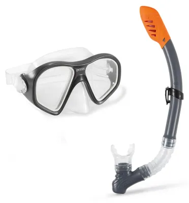 Produktbild von Intex 55648, Jugend, Schwarz, Orange, Transparent, 14 Jahr(e), Polycarbonat, Kunststoff, Latex