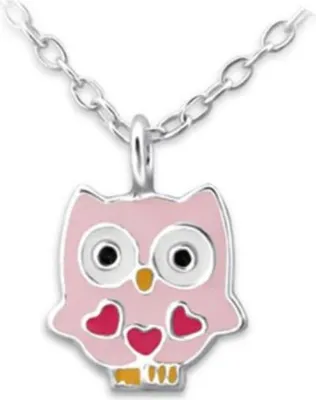 Produktbild von Kinderkette Silber Kette mit Eule