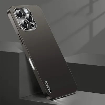 Obrázek produktu pro Pro Apple iPhone 16 Pro Max Jemně matný kovový design Pouzdro na mobilní telefon Černé pouzdro