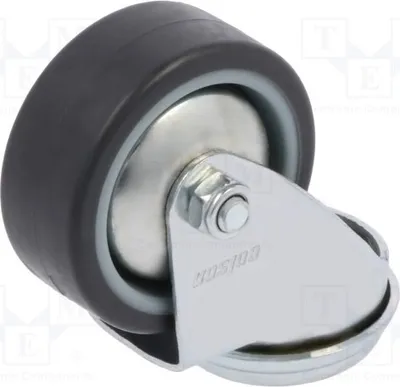 Immagine prodotto di 1 x Ruota trasportatrice, diametro: 50 mm, capacità: 40 kg, modello: JDPE 0505 1001, altezza: 68 mm, larghezza: 20 mm, ruota girevole