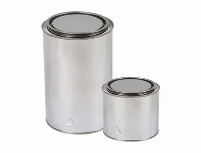 Produktbild von 1Ltr. Leerdose Weissblech blank inkl. Deckel blank