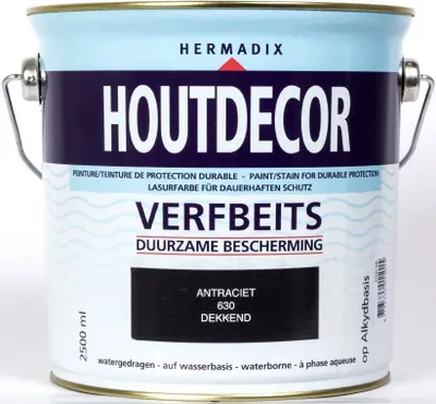 Immagine prodotto di Decoro legno 630 antracite 2500 ml Hermadix