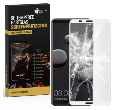 Produktbild von 6x 9H Hartglas für Huawei Mate 10 Pro Panzerfolie KLAR 3D WS Displayschutzfolie Panzerglas Schutzglas Glasfolie